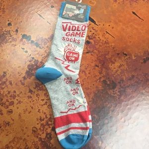 Men’s Crew Video Game Socks by Blue Q Socks